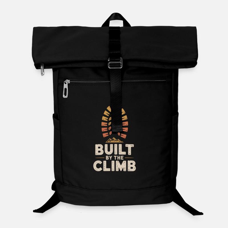 Construit par l’ascension : Randonnée & Montagnes Rétro Design Sac à dos ordinateur