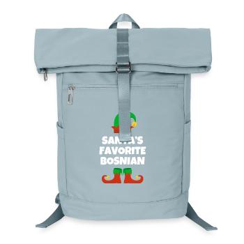 Santas bosnischer Favorit - Laptop-Rucksack  - Eisblau - Vorne