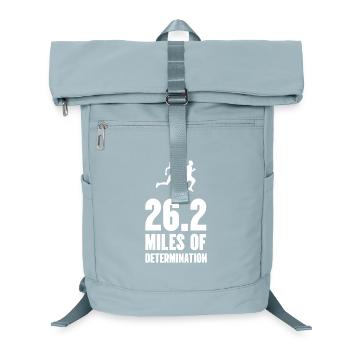 Marathon - 26,2 Meilen Entschlossenheit - Laptop-Rucksack  - Eisblau - Vorne