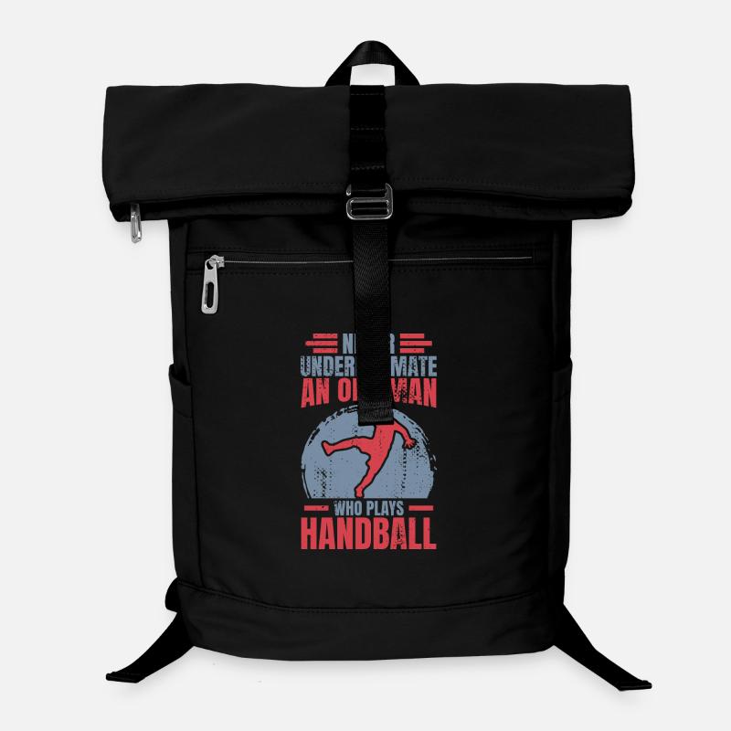 Handball Grandfather Laptop Backpack