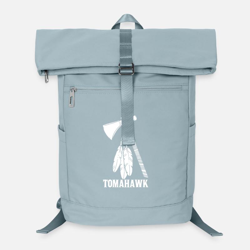 White Tomahawk Laptop Backpack