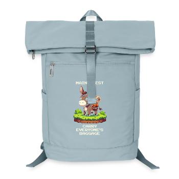 Donkey Quest: Carrying Ballast - Laptop Backpack - ice blue - Front