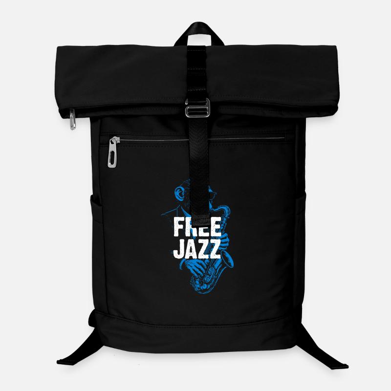 Sax Bleu Free Jazz Sac à dos ordinateur