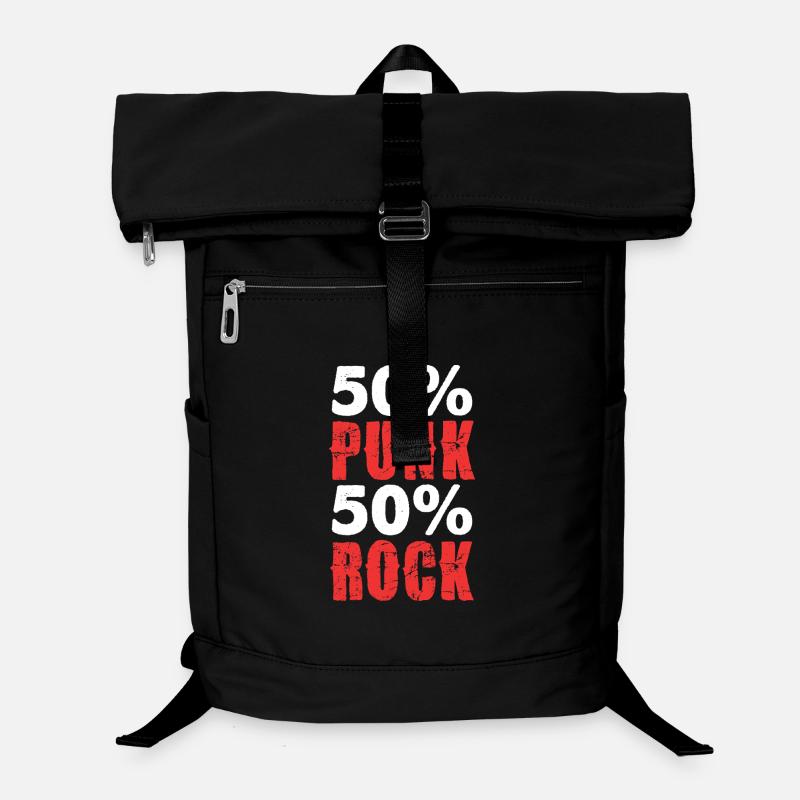 50% Punk 50% Rock Laptop Backpack