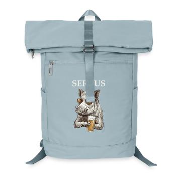 Funny Servus Wild Boar with Beer - Laptop Backpack - ice blue - Front