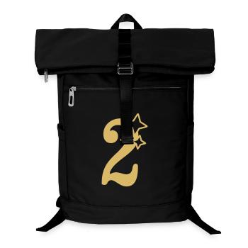 2 Year Anniversary 2nd Birthday Star - Laptop Backpack - black - Front