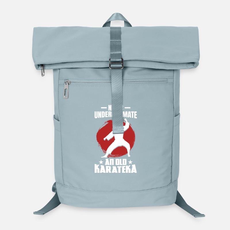 Never Underestimate an Old Karateka Laptop Backpack