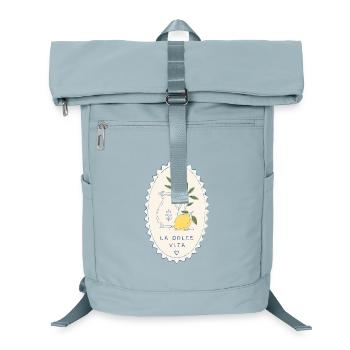La Dolce Vita Lemon Jar Stamp - Laptop Backpack - ice blue - Front