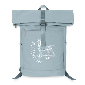 Bullterrier - Laptop-Rucksack  - Eisblau - Vorne