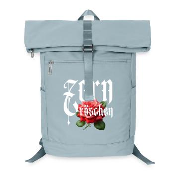 Angry Beauty - Laptop Backpack - ice blue - Front