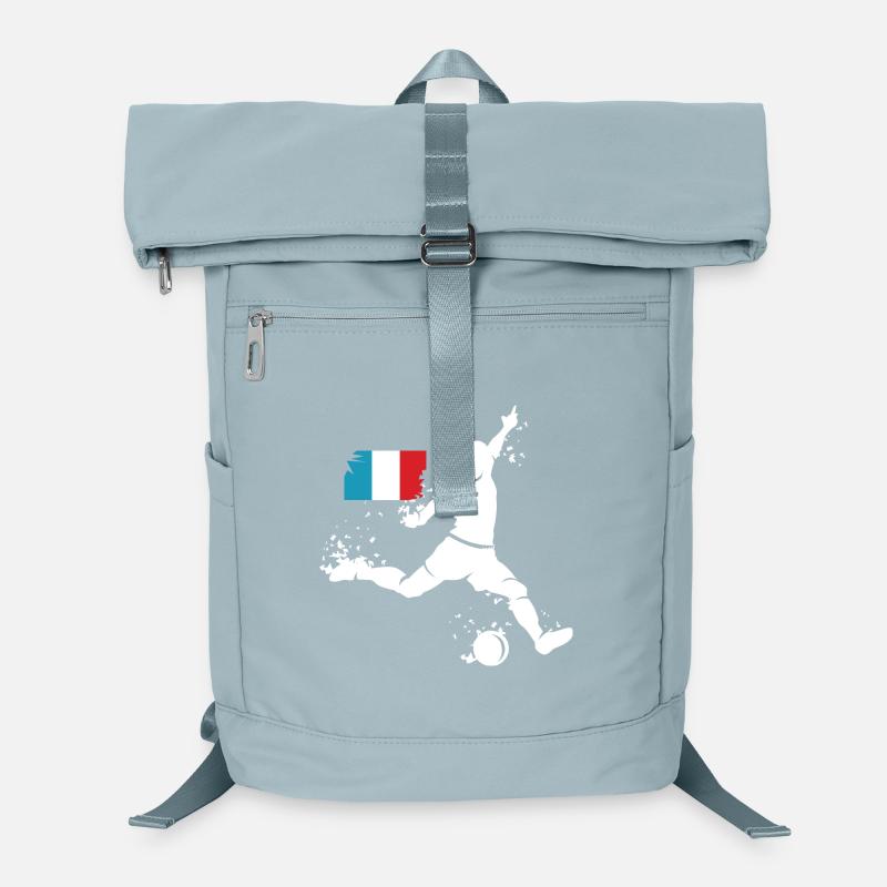Fußball Spieler Explosion Frankreich EM 2024 Laptop-Rucksack 