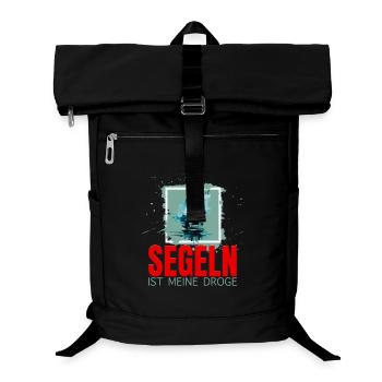 Segeln ist meine Droge - Laptop-Rucksack  - Schwarz - Vorne