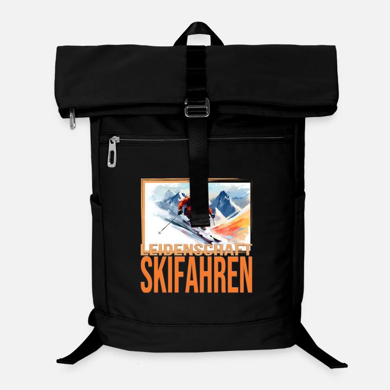 Leidenschaft Skifahren Laptop-Rucksack 