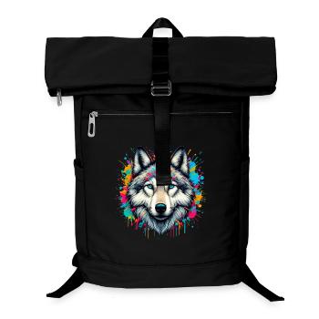 Loup - Sac à dos ordinateur - noir - Devant