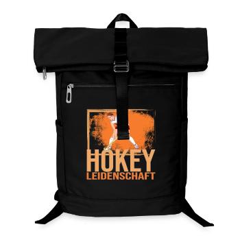 Hockey Leidenschaft - Laptop-Rucksack  - Schwarz - Vorne