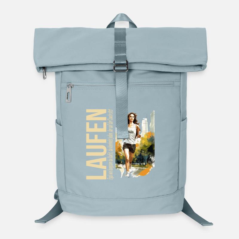 Egal wie langsam du läufst du überholst... Laptop-Rucksack 
