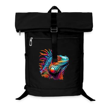 Leguan - Laptop-Rucksack  - Schwarz - Vorne