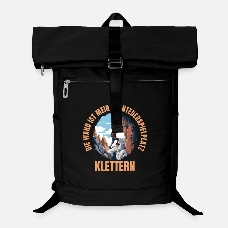 Die Wand ist mein Abenteuerspielplatz Laptop-Rucksack 
