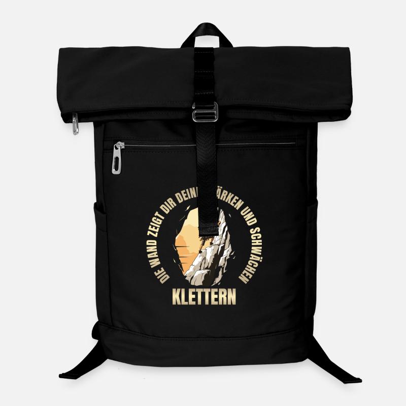 Die Wand zeigt dir deine Stärken und Schwächen Laptop-Rucksack 