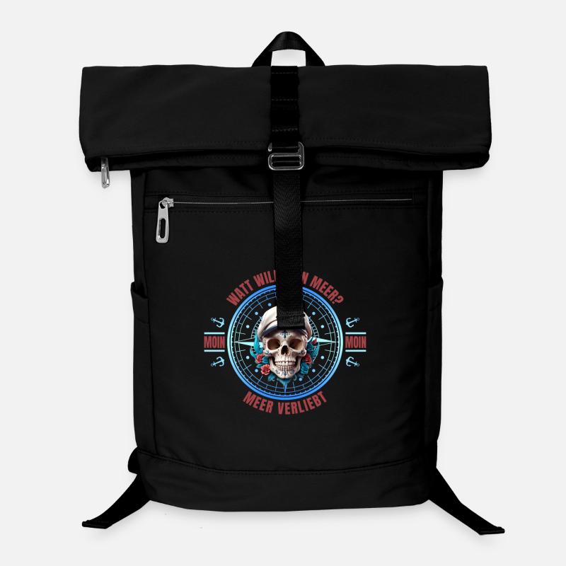 Watt will mann mehr - Meer verliebt Laptop-Rucksack 