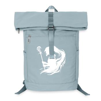 Lacrosse player - Laptop Backpack - ice blue - Front