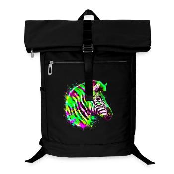 Zebra - Laptop-Rucksack  - Schwarz - Vorne