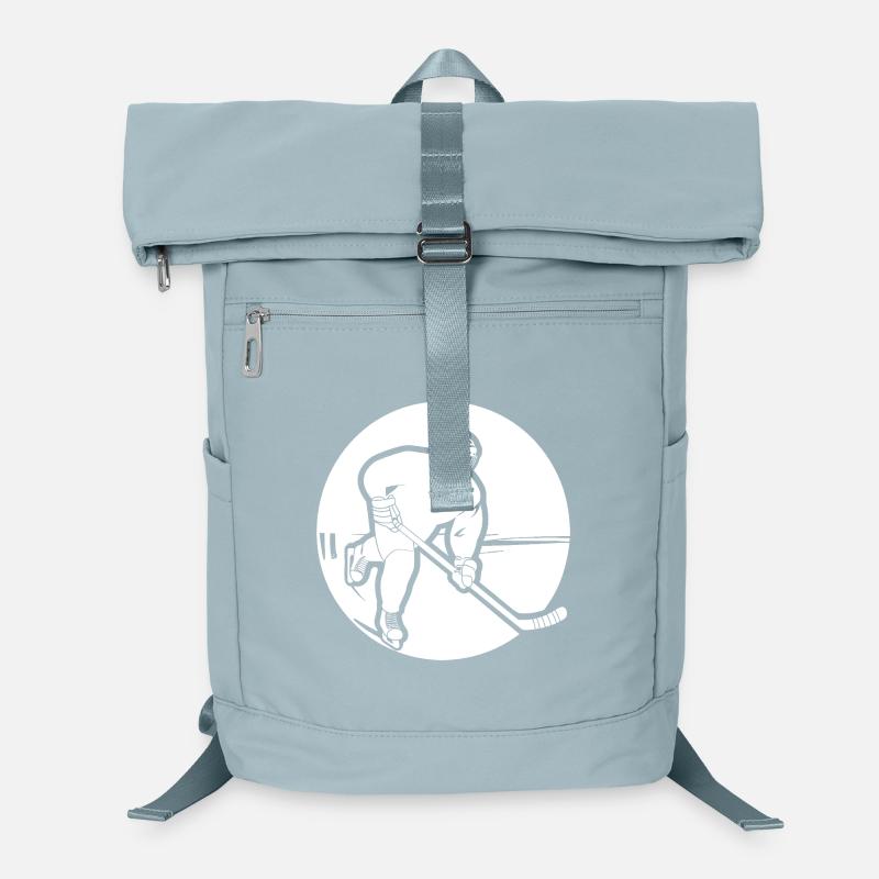 Dessin d’un joueur de hockey sur glace Sac à dos ordinateur