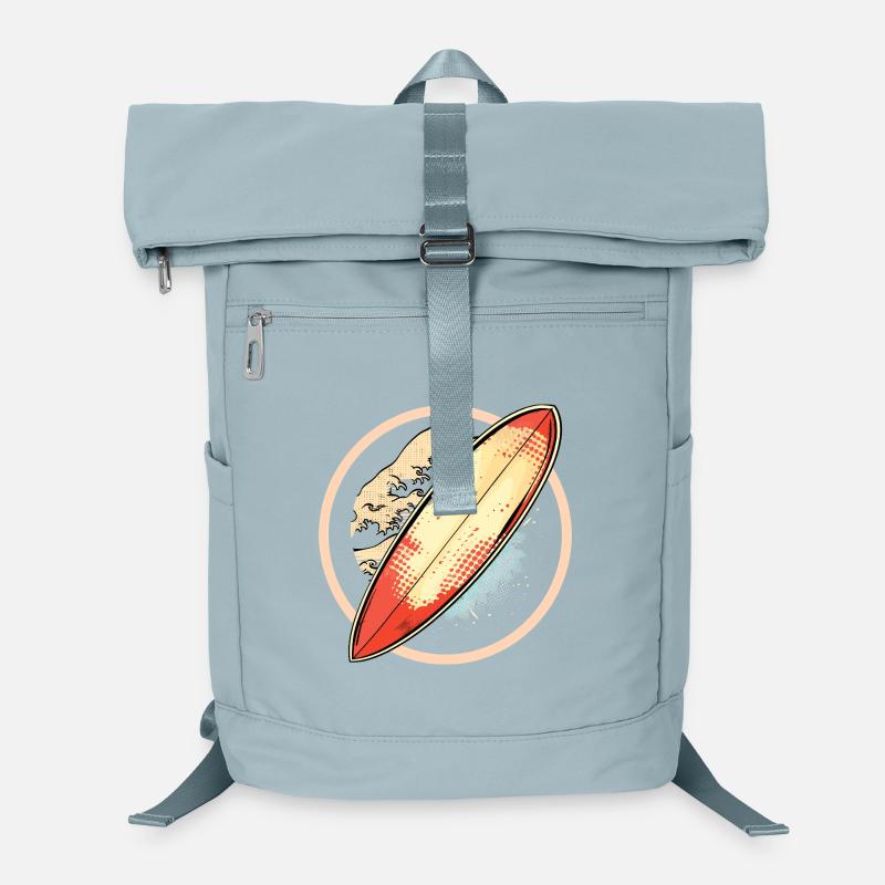 Surfboard Graphics Laptop Backpack