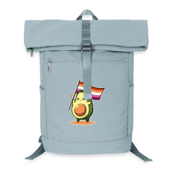 Avocat Drapeau Lesbien Fierté LGBT Queer Sapphique - Sac à dos ordinateur - bleu glacier - Devant