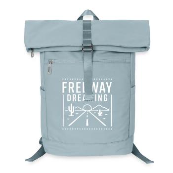 Freeway Dreaming - Laptop Backpack - ice blue - Front