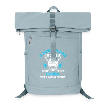 le hockey sur glace cadeau drôle hockey sur glace - Laptop Backpack - ice blue - Front