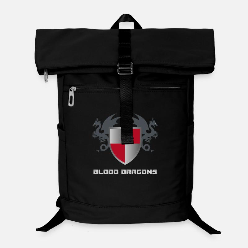 Dragons Shield - Medieval Rock Metal Tee Laptop Backpack
