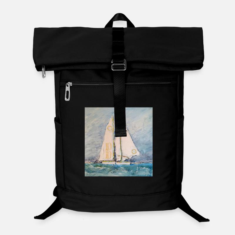 Sailboat at sea Laptop Backpack