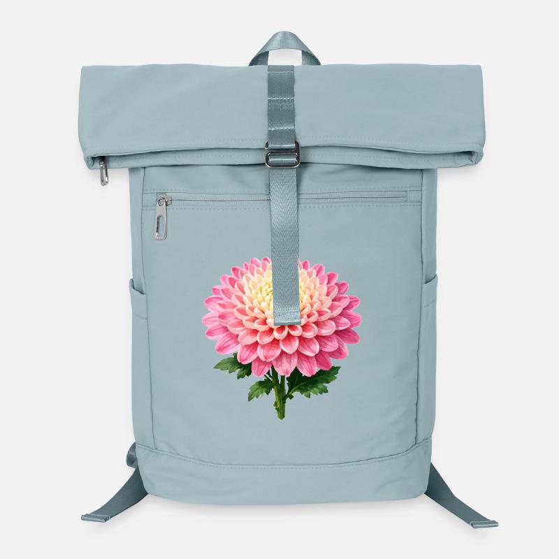 Fleur de chrysanthème rose Sac à dos ordinateur