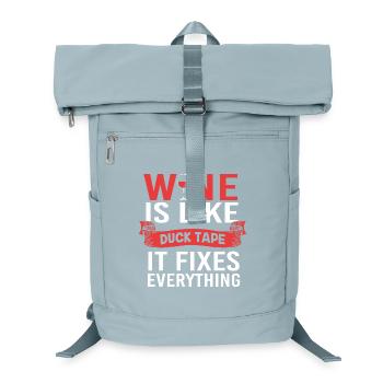 Wein Sommelier Feinschmecker - Laptop-Rucksack  - Eisblau - Vorne