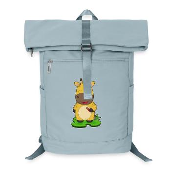 Giraffe Chocolate Bar - Laptop Backpack - ice blue - Front
