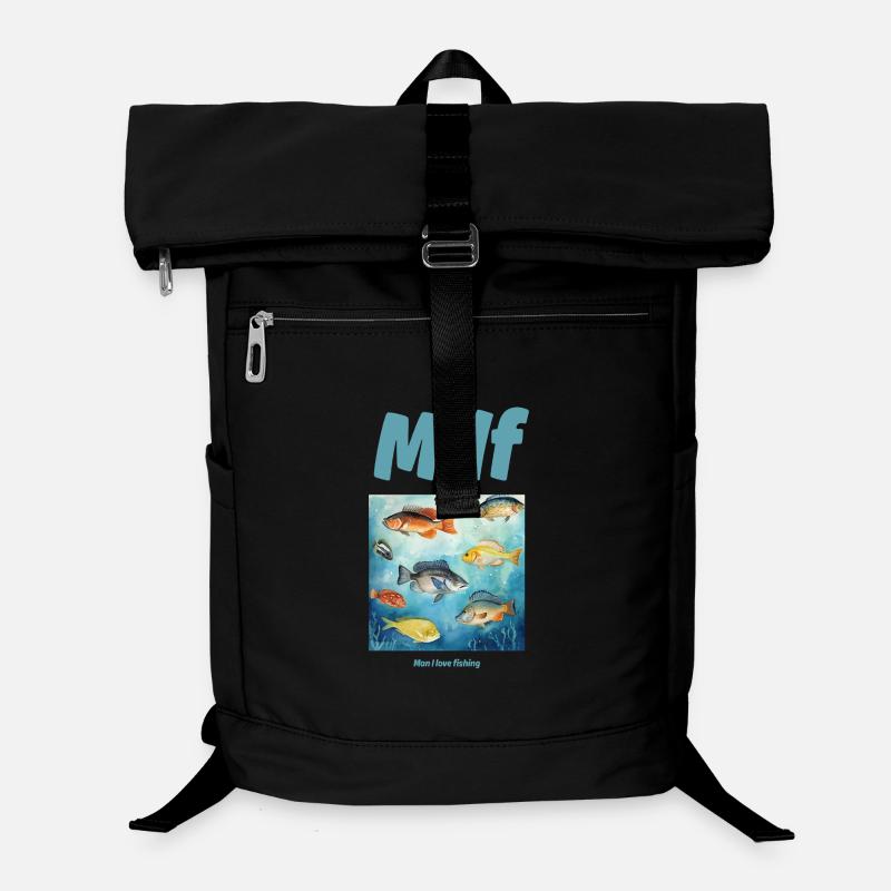 Man I love fishing Laptop Backpack