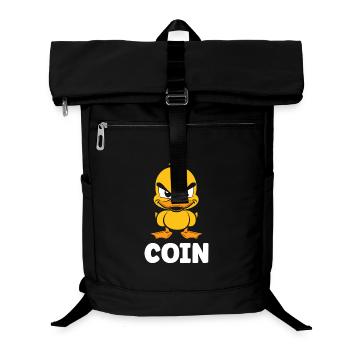 Caneton furieux COIN imprimé - Sac à dos ordinateur - noir - Devant