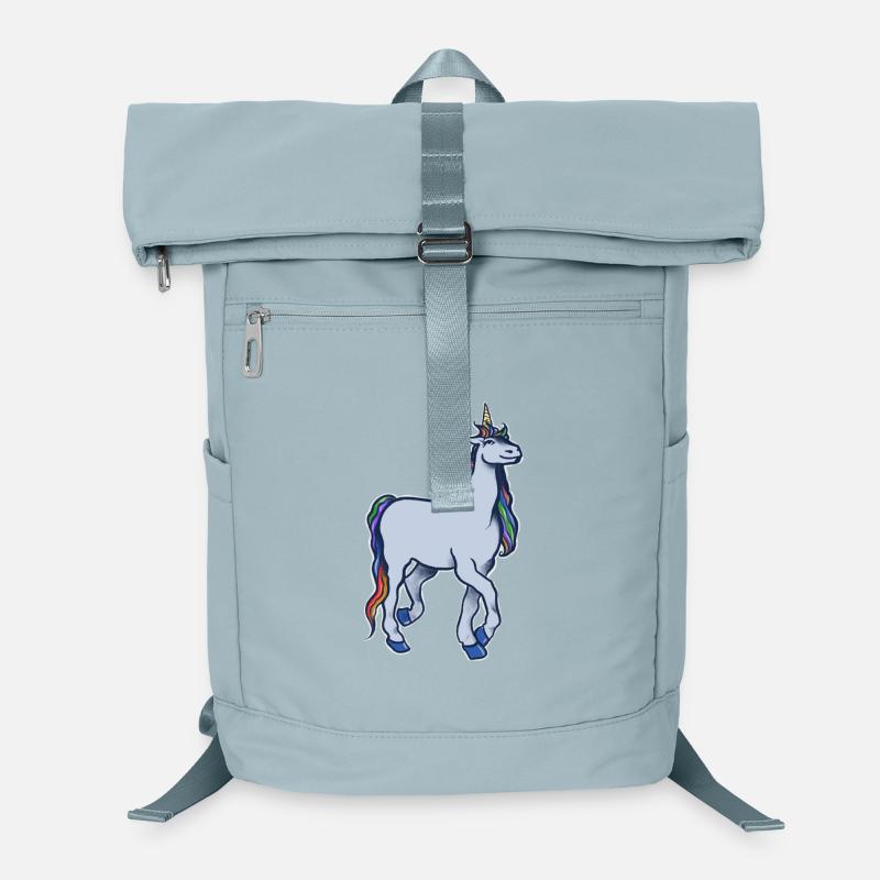 Pastell-Regenbogeneinhorn Laptop-Rucksack 