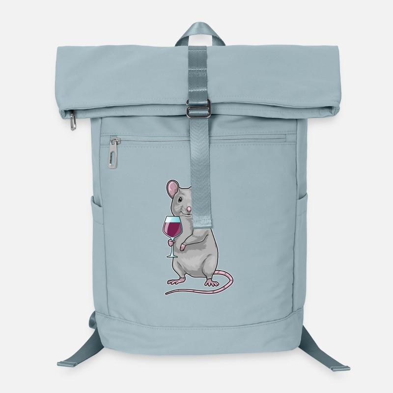 Vin rouge de souris Sac à dos ordinateur