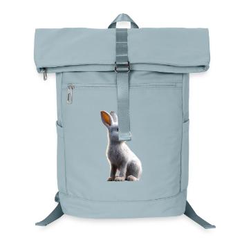 Mountain Rabbit Arctic Hare Albino Rabbit White Rabbit - Laptop Backpack - ice blue - Front
