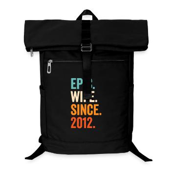 Épouse épique depuis 2012 - Sac à dos ordinateur - noir - Devant