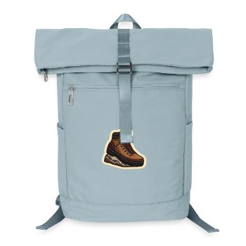 Wanderstiefel Patchstickerei - Laptop-Rucksack  - Eisblau - Vorne