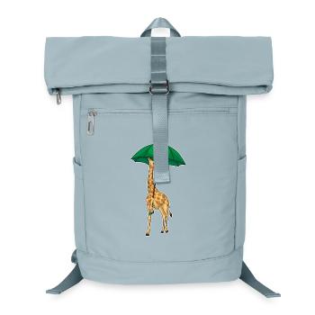 Giraffe Umbrella - Laptop Backpack - ice blue - Front