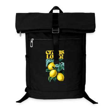 Citrus Lover Botanical Design - Laptop Backpack - black - Front