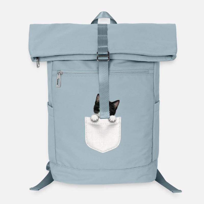 Cat Pocket späht süße Katze in die Tasche Laptop-Rucksack 