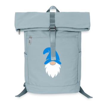 Azure Gnome Bearded Icon - Laptop Backpack - ice blue - Front