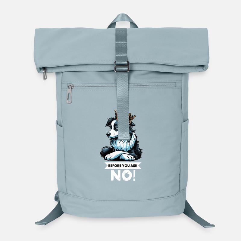 Before You Ask Border Collie Hütehund Collie  Laptop-Rucksack 