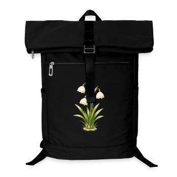 Illustration de la fleur printanière du bécher de mars - Sac à dos ordinateur - noir - Devant