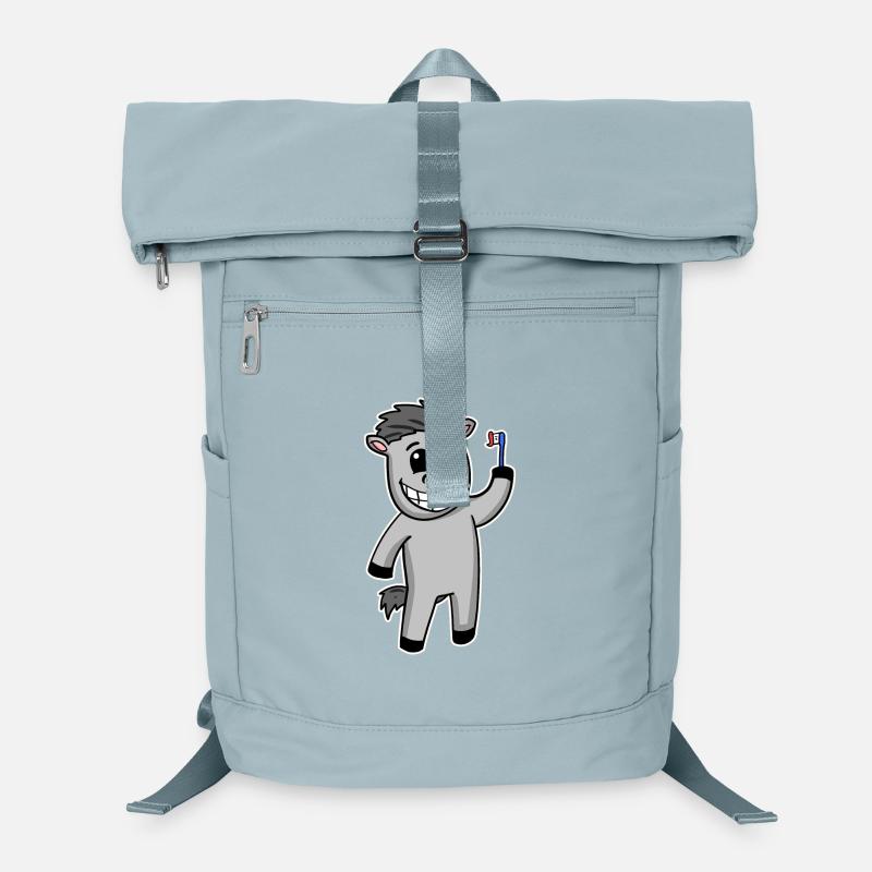 Horse with toothbrush Laptop Backpack